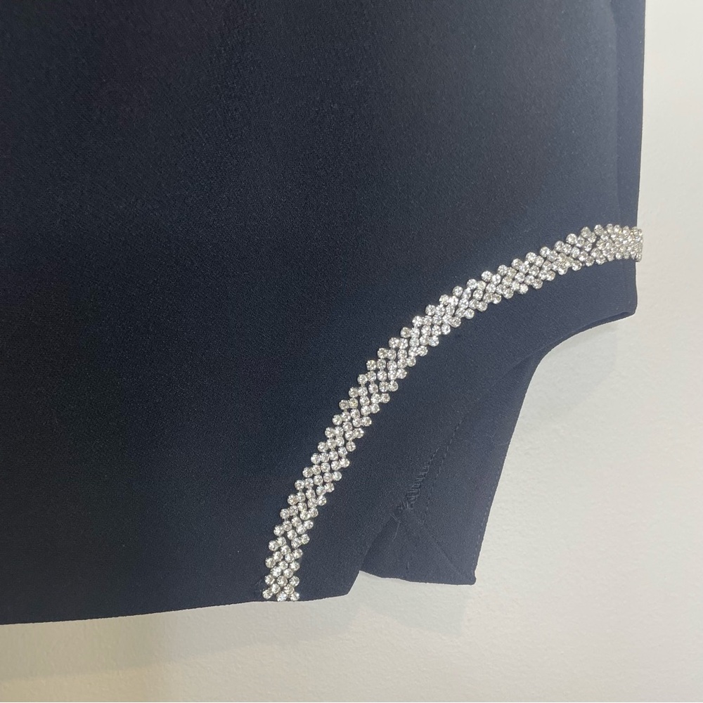 Zara Mini Skirt with Rhinestone Slit - Picture 4 of 8